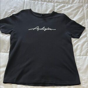 H&M Black Short Sleeve Tee